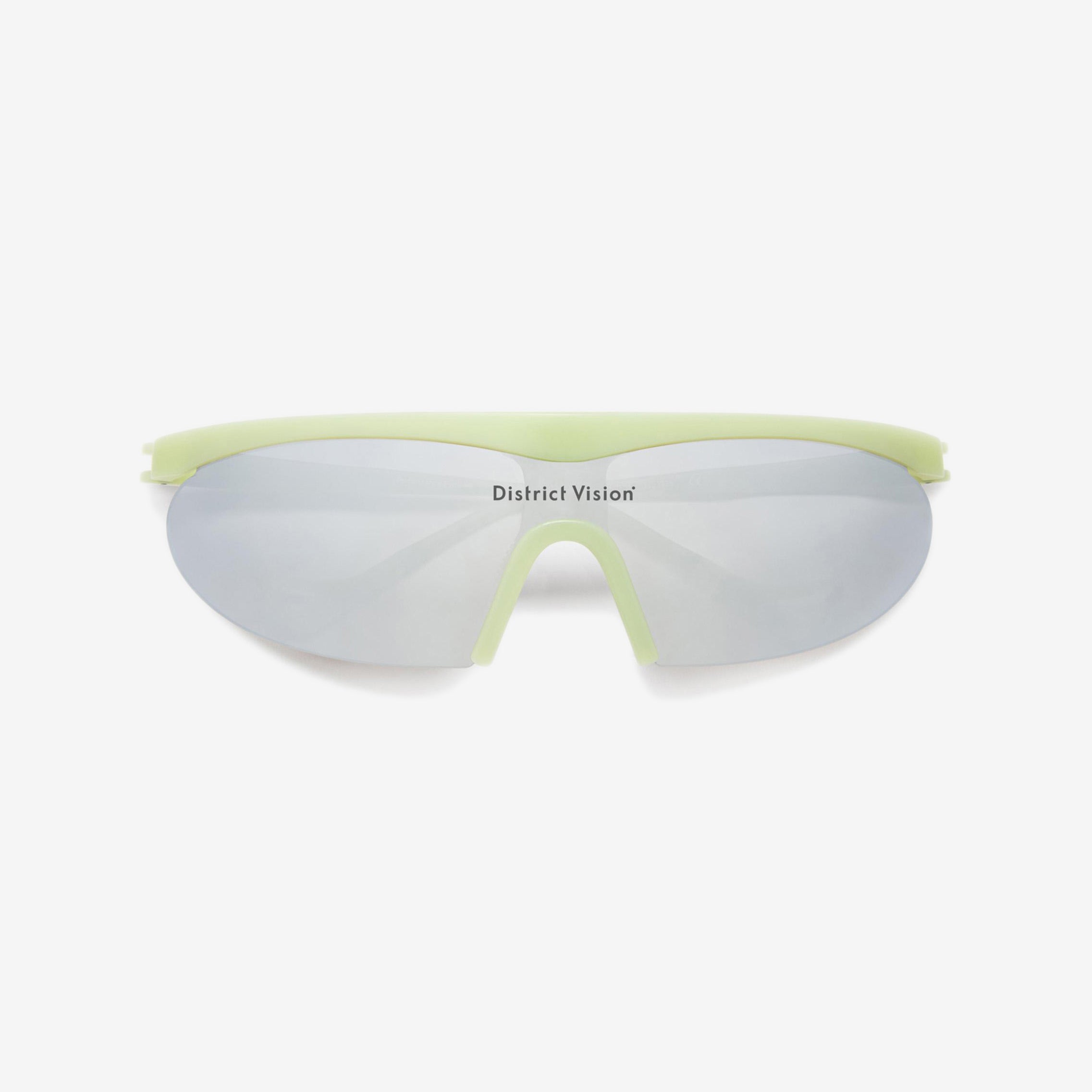 DISTRICT VISION KOHARU サングラス District Vision Koharu Eclipse – Mint D+ Taupe Mirror