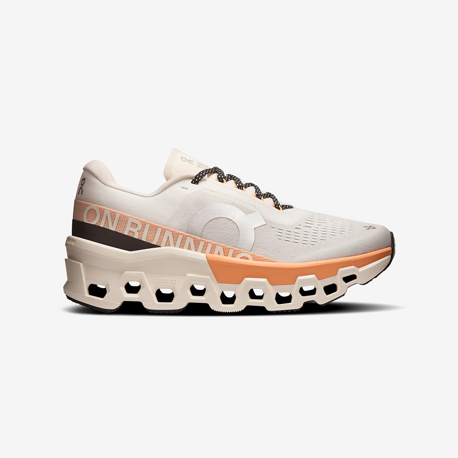 On Cloudmonster 2 Women's Running Shoes – Ivory/Tangerine