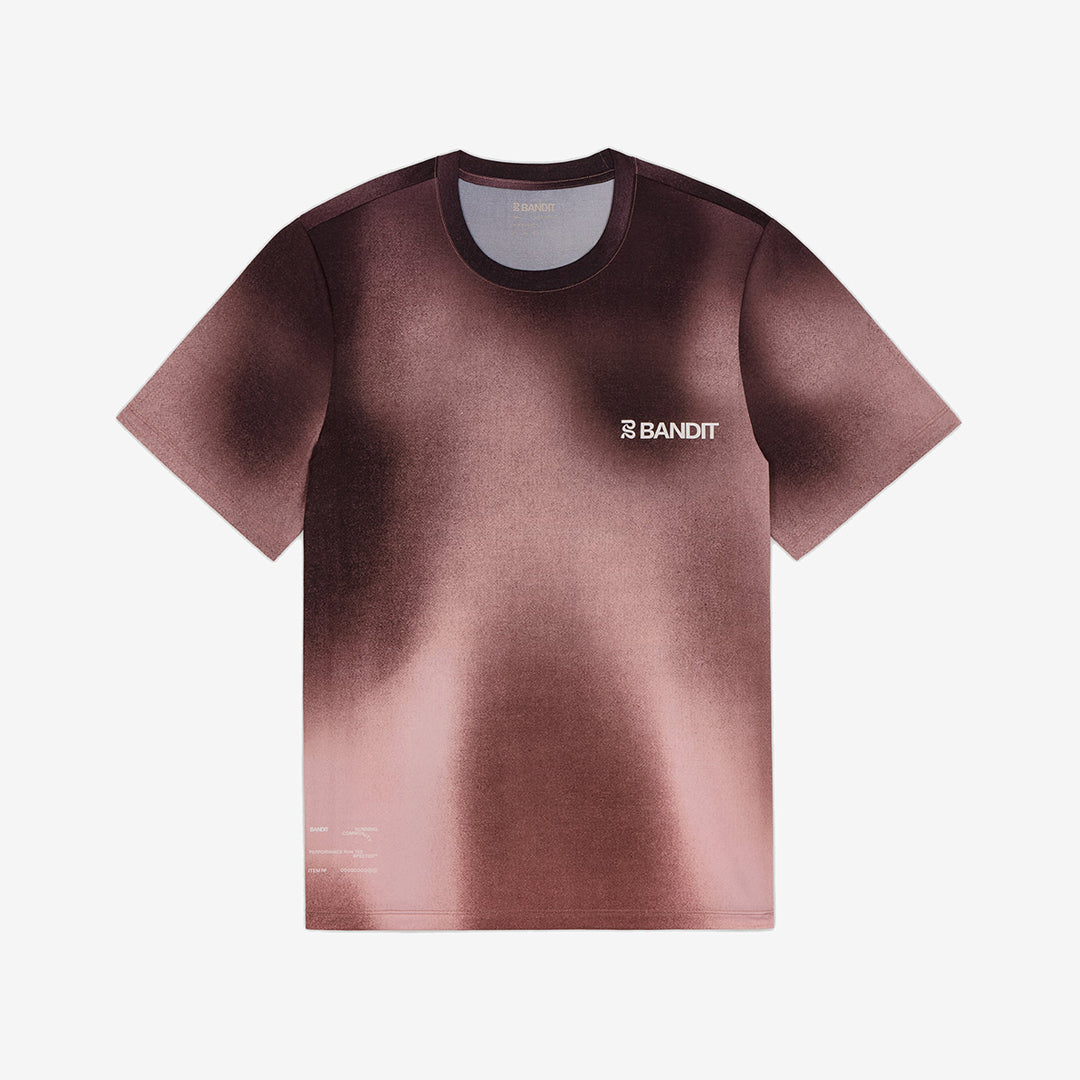 BANDIT_PERFORMANCE TEE_バンディット_ロンT Bandit Men's Specter™ Performance Tee – Flow State Mahogany Multi
