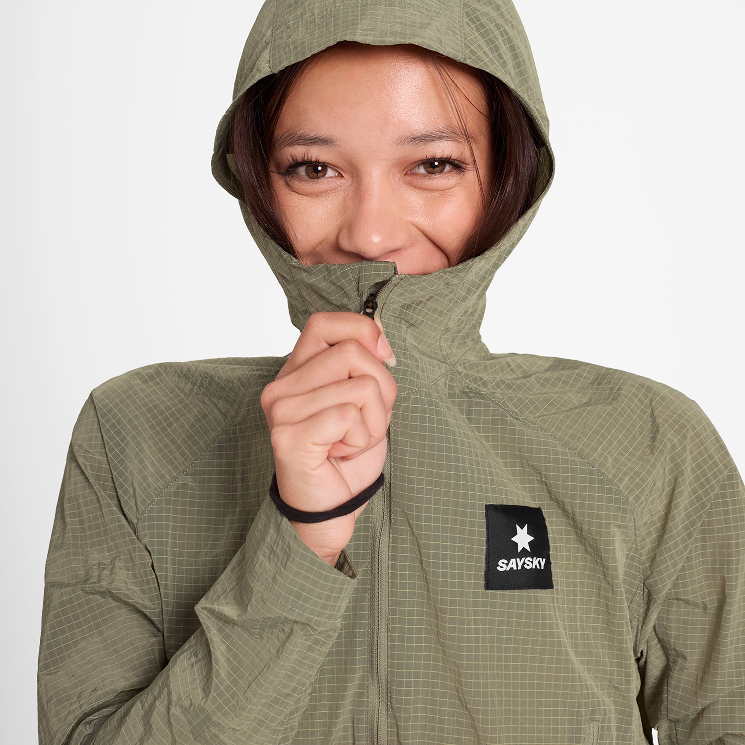 SAYSKY Women's Clean Pace Shield Jacket – Beige | Out & Back