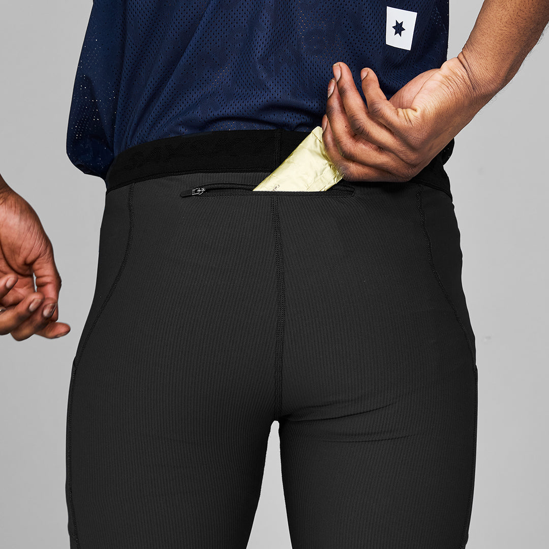 SAYSKY Combat+ Rib Short Tights 8” | Men's Running Tights | Out & Back