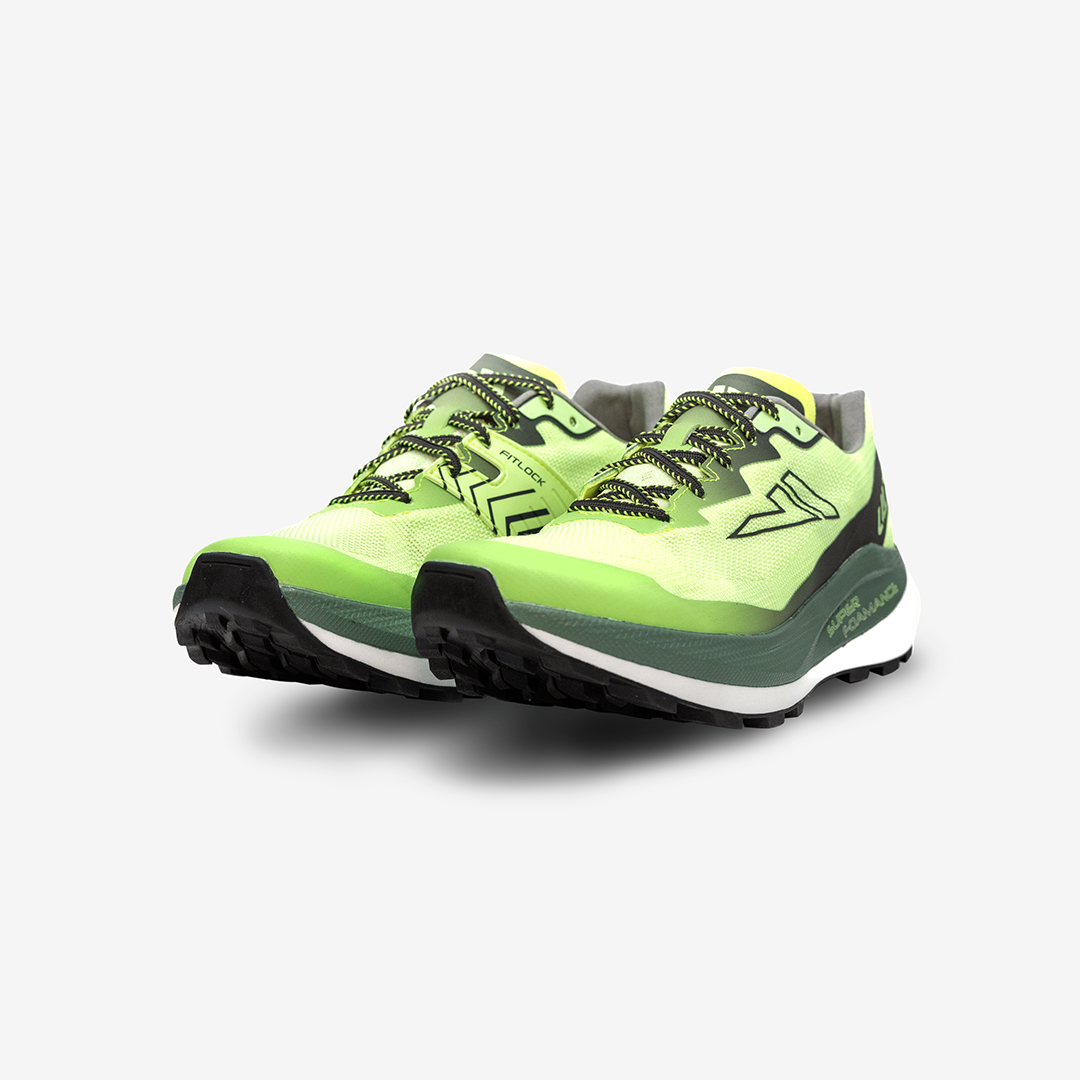 lime green foam shoes
